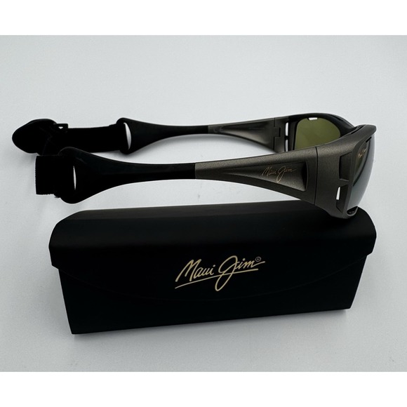 MAUI JIM WATERMAN MJ 410-11B TITANIUM W/ MAUI HT GREEN POLARIZED SUNGLASSES NEW - Picture 10 of 10